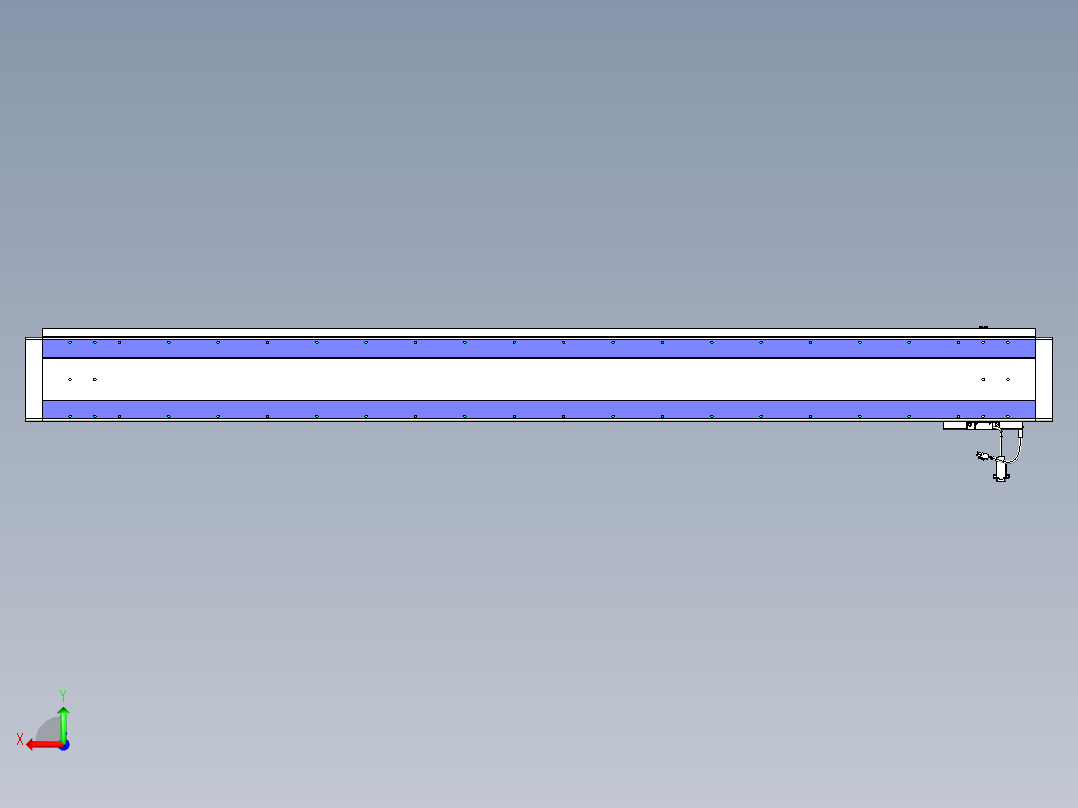 威洛博VL系列直线电机模组-VL17E2-S1800后视图