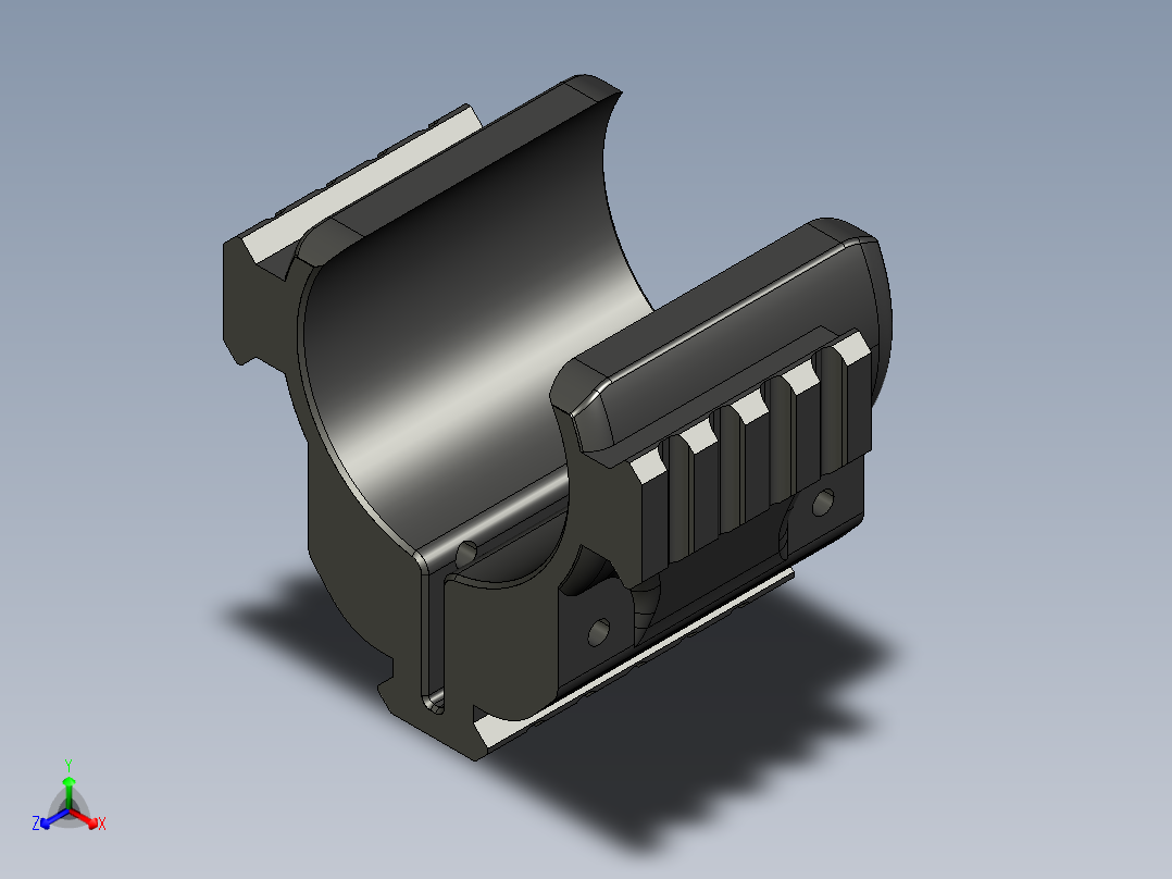 气枪皮卡汀尼导轨瓶夹60mm和52mm