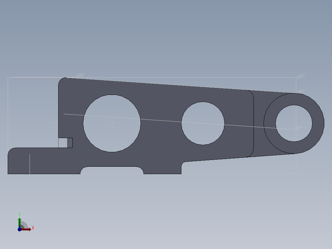 CA6140机床后托架831001的钻顶面四孔Φ10底孔夹具设计及加工工艺装备含4张CAD图前视图