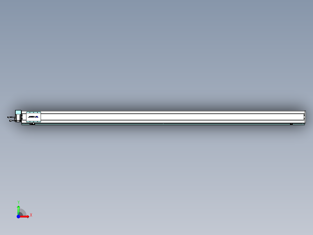 威洛博VBC同步带传动一无尘环境VBC14-L45-S2850-BRU-ZP40-C3前视图