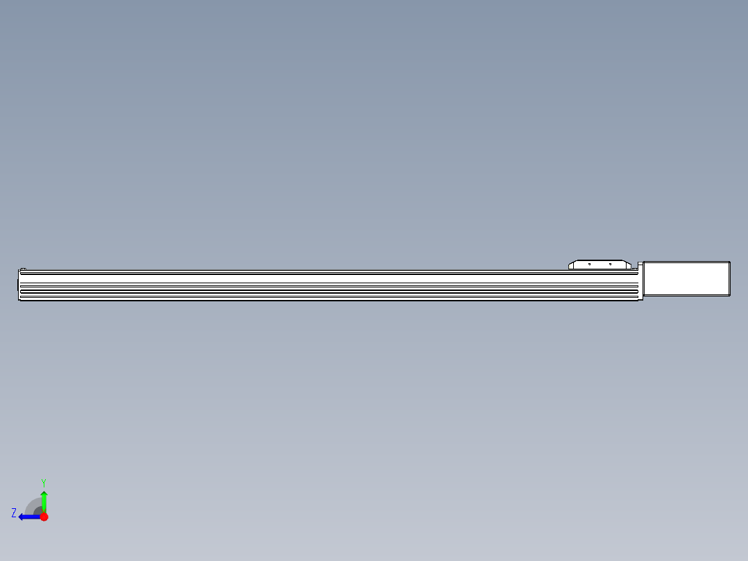 同步带全封闭直线模组TPA-HCB-85D-90-L1000-ML-C-P20-N3右视图