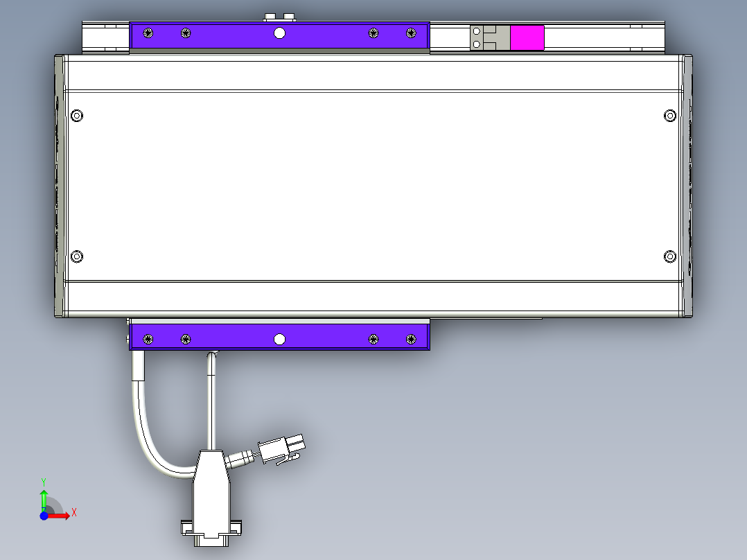 威洛博VL系列直线电机模组-VL14S2-S100前视图