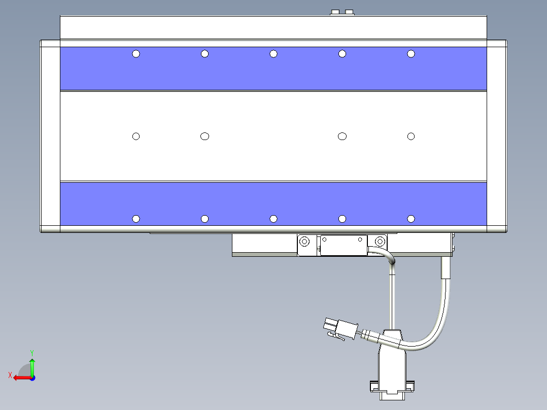 威洛博VL系列直线电机模组-VL14S2-S100后视图