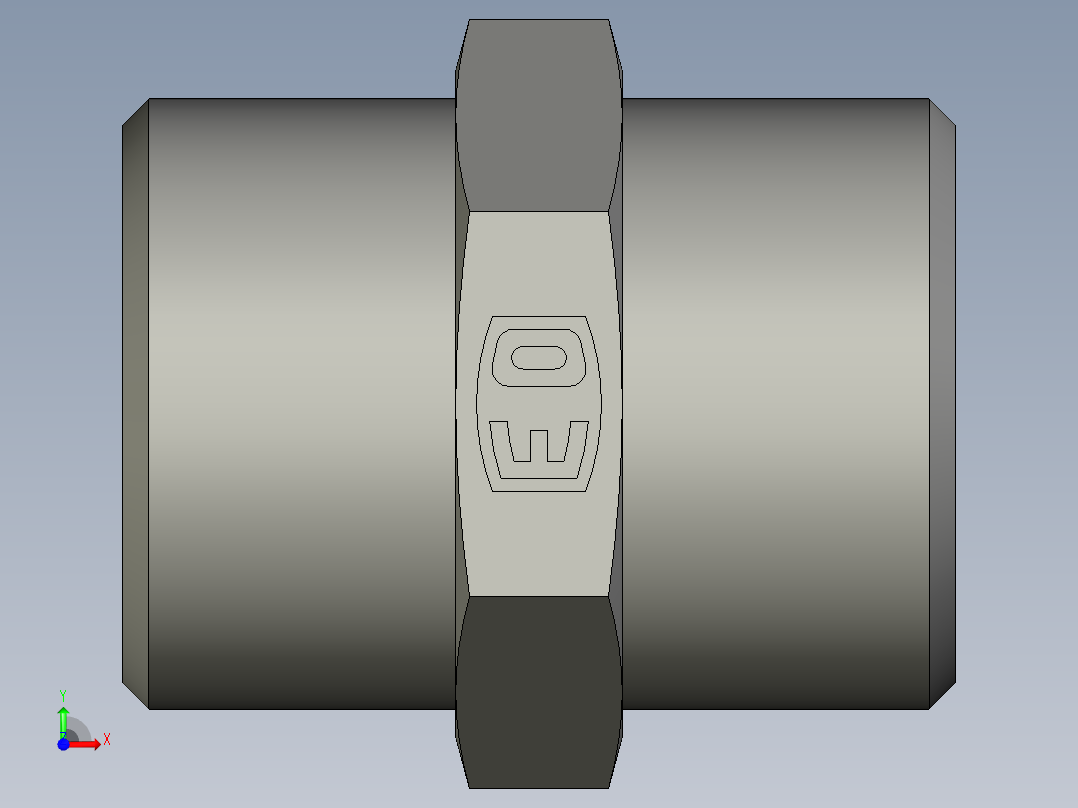卡套式工业通用硬管接头EO Union G15L71X前视图