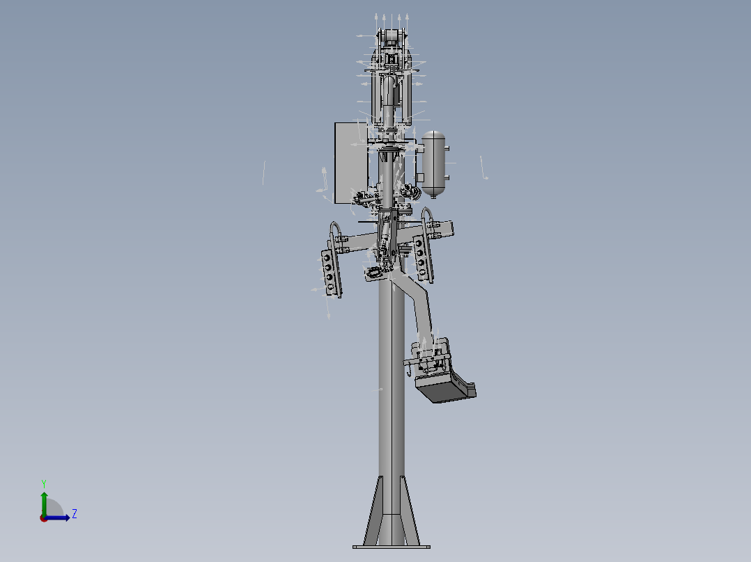 80x1200立柱助力机械手左视图