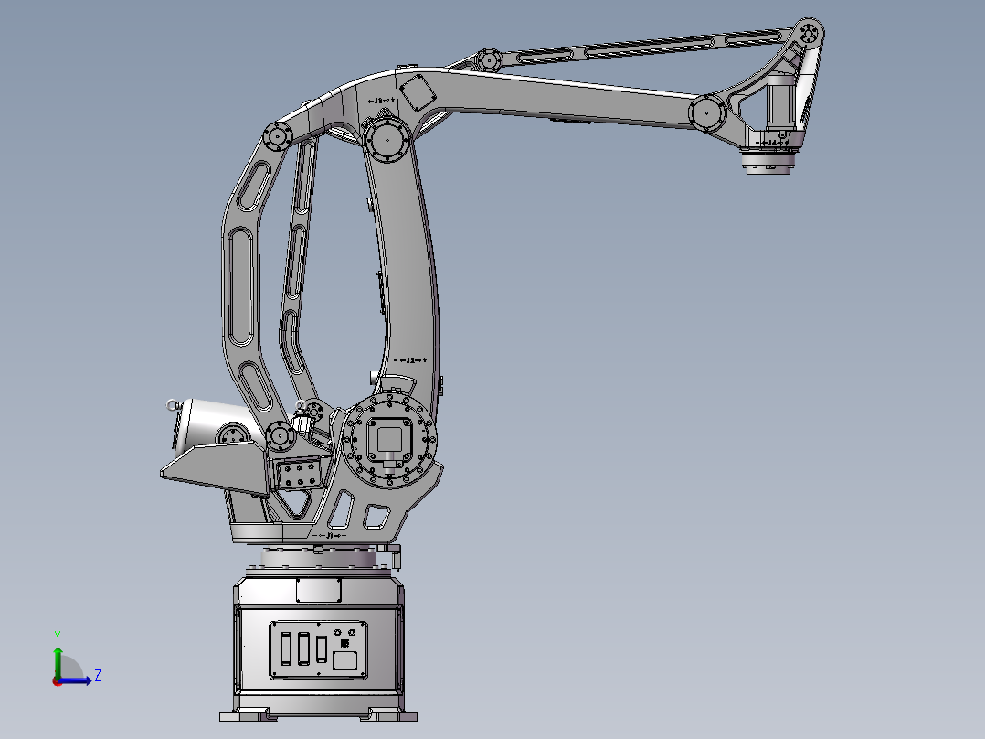 SRB300码垛机器人左视图