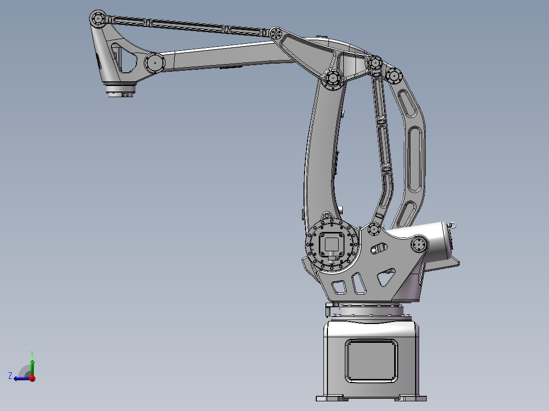 SRB300码垛机器人右视图
