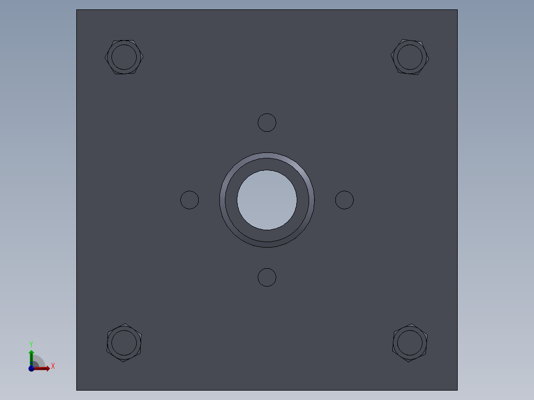 冲压工具前视图