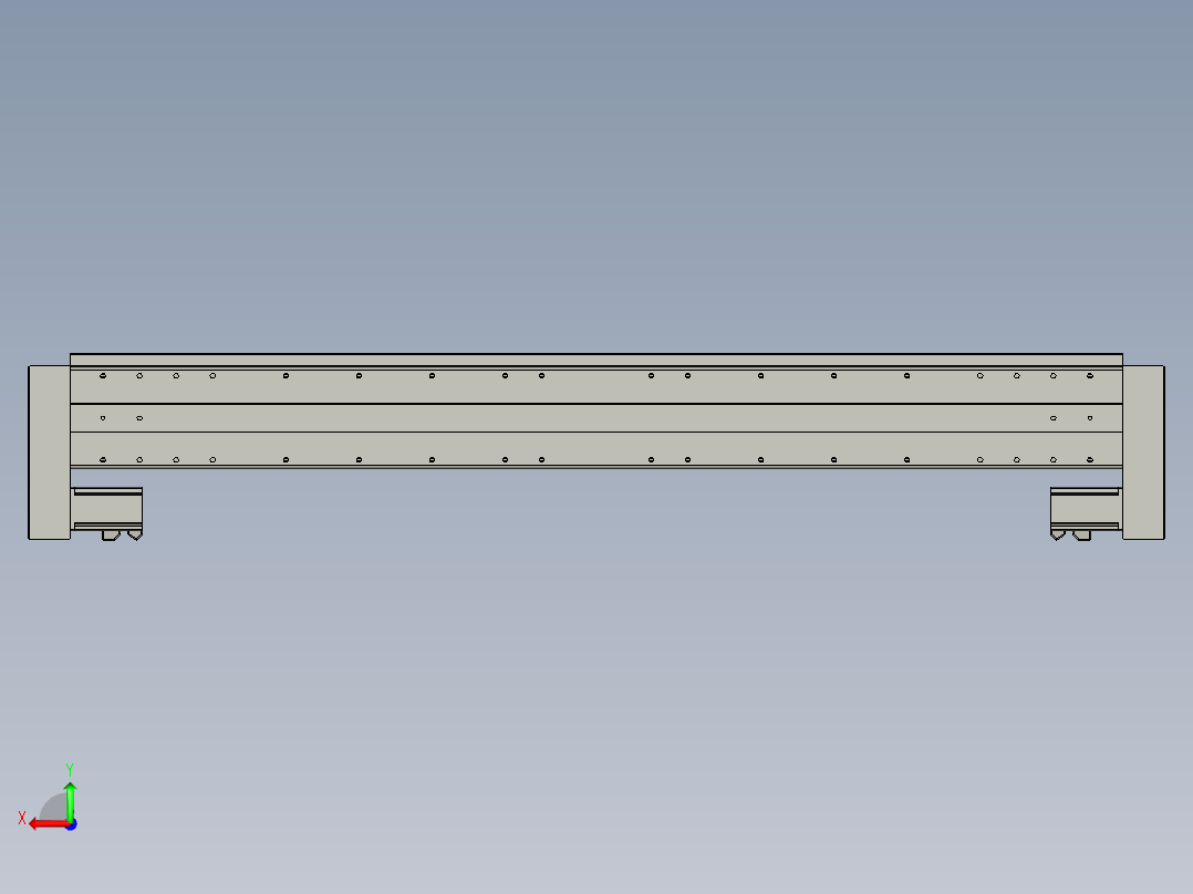 威洛博双电机滑台-VF14D2-S450-BLR-P40-C6后视图
