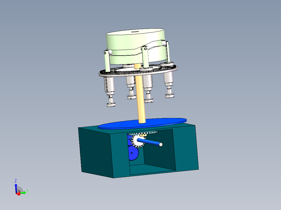 旋转机构SW+CAD 24.5.10+210+001