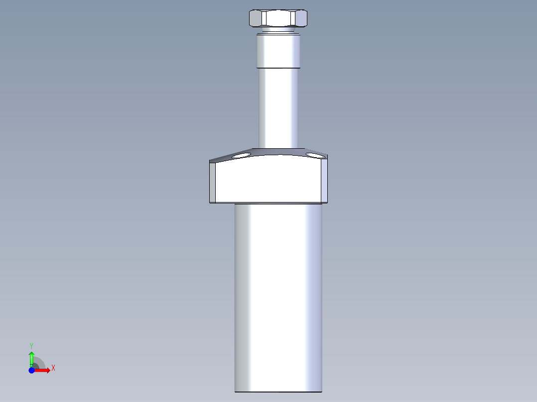 KOSMEKLHA0400-SL-Q25多系列多零件图纸模型前视图