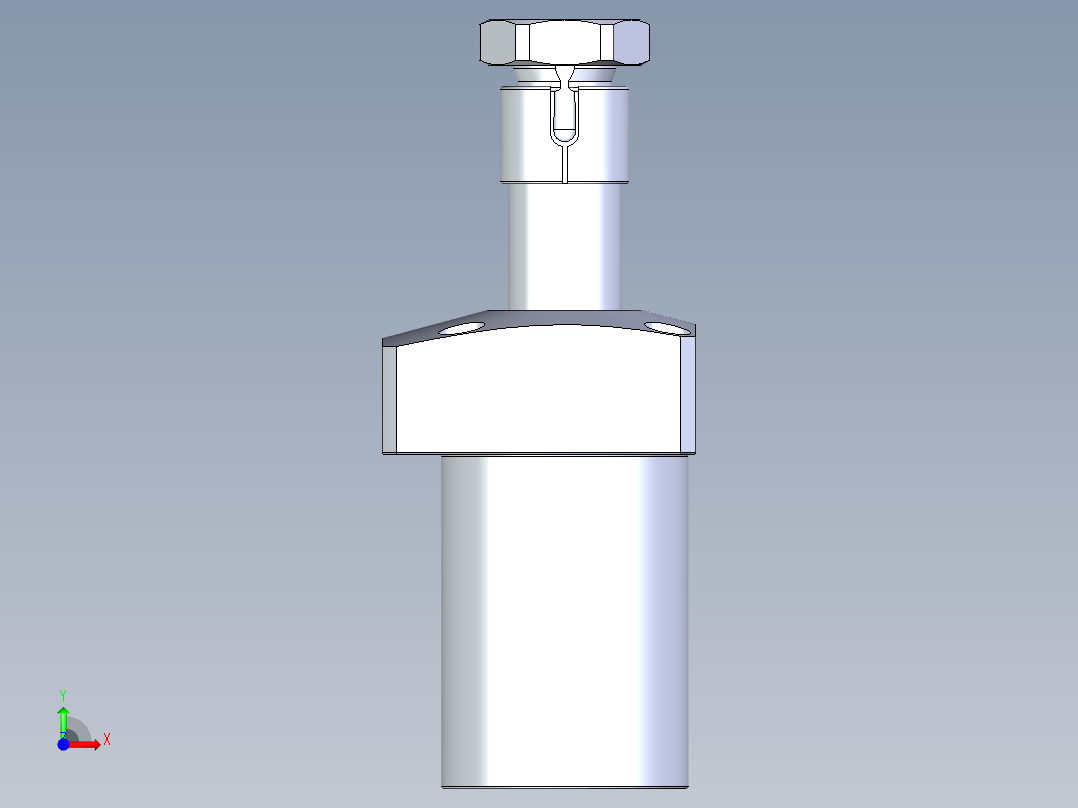 KOSMEKLHA0480-SR-Q15多系列多零件图纸模型前视图