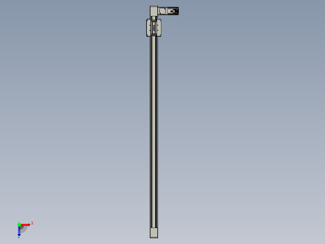 威洛博直线电机模组EB6-L140-S1450-R-P40-MS3俯视图