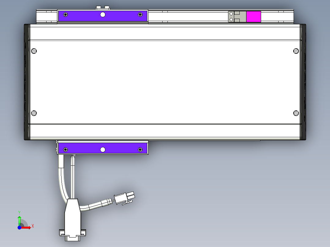 威洛博VL系列直线电机模组-VL14S1-S150前视图