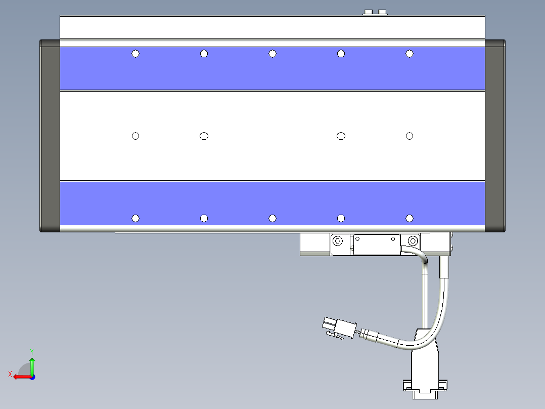威洛博VL系列直线电机模组-VL14S1-S150后视图