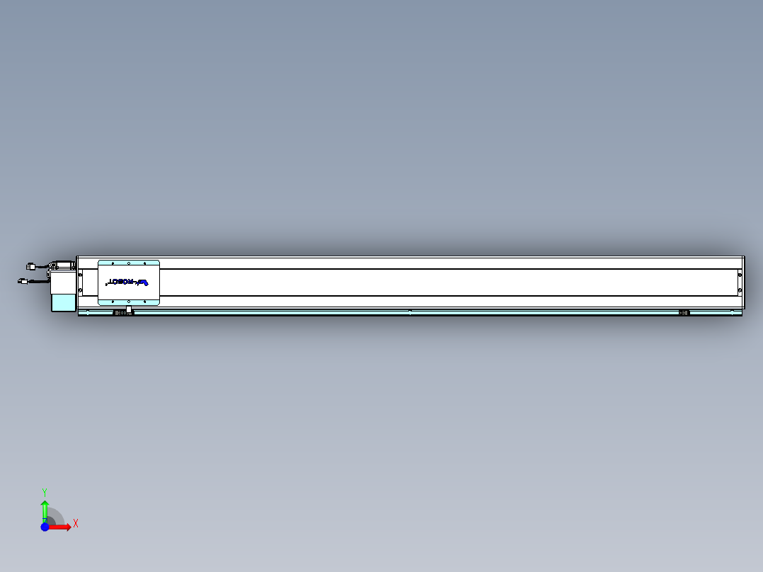 威洛博VBC同步带传动一无尘环境VBC14-L45-S1450-BLD-ZP40-C3前视图