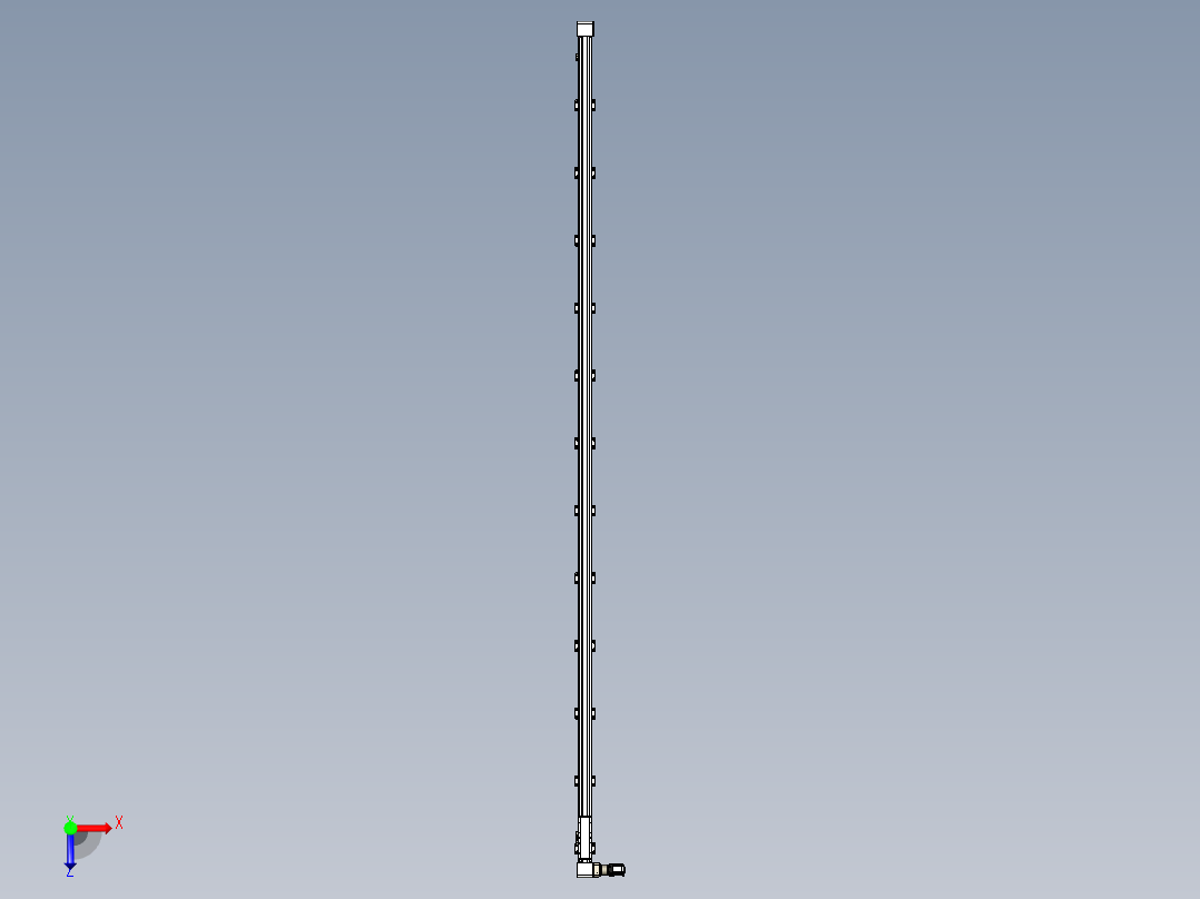 同步带滑台-欧规B8-L176-S4600-L-ZP40-D3-N5俯视图