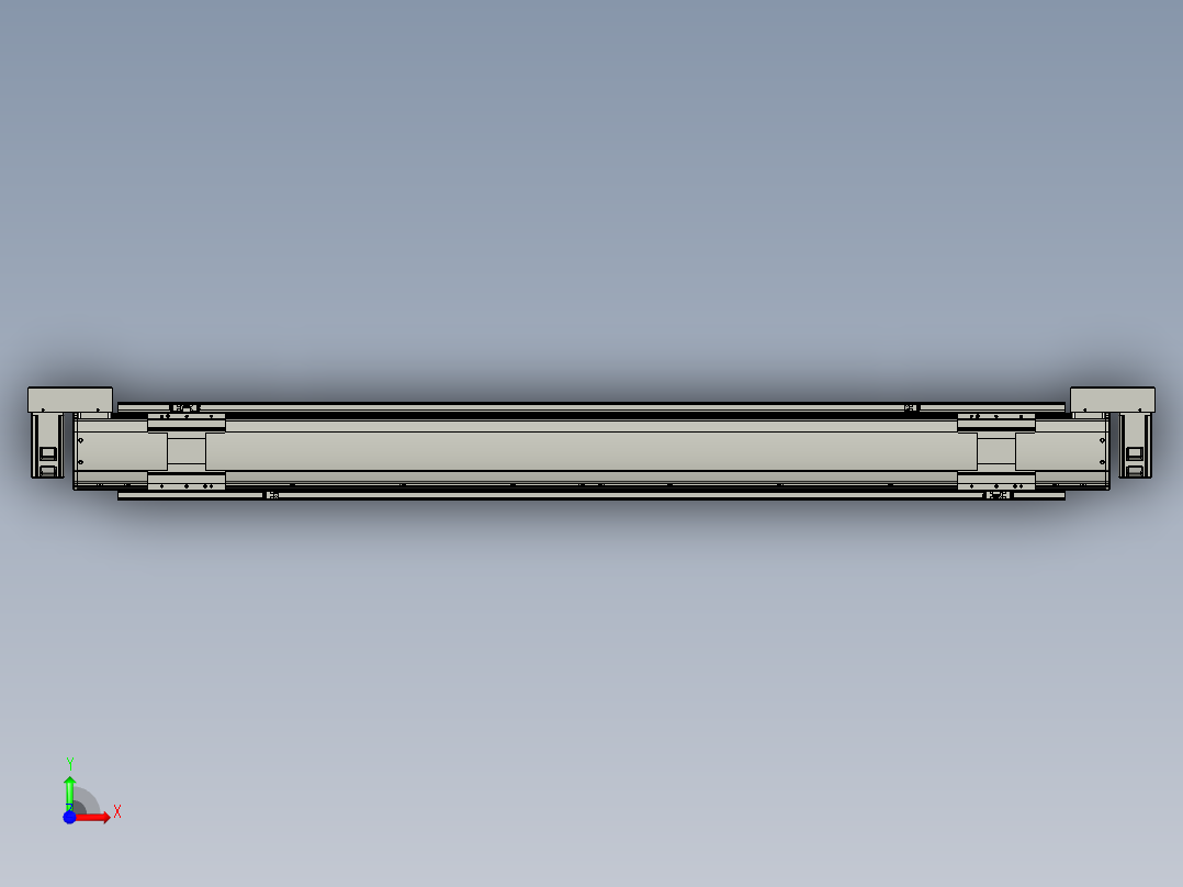 威洛博双电机滑台-VBF14S2-L50-S1300-BLR-P40-C6前视图