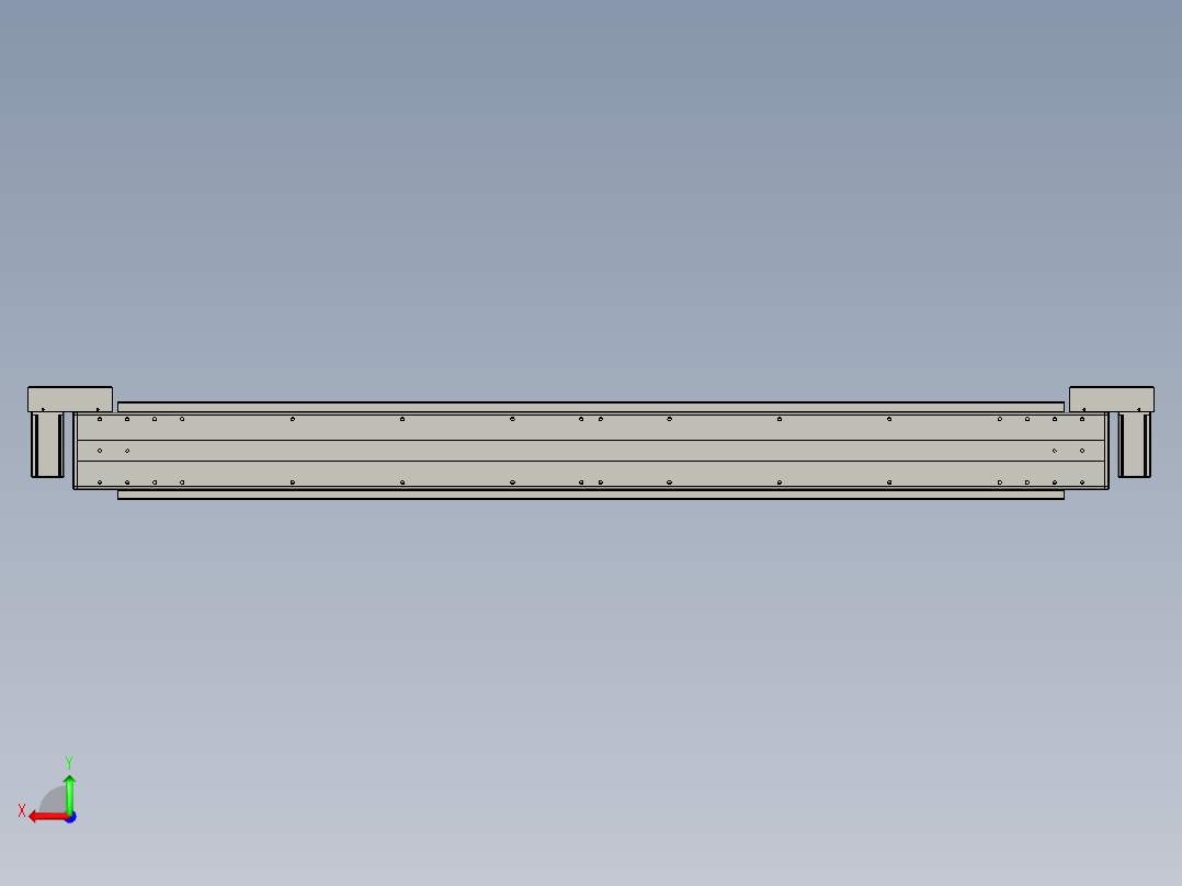 威洛博双电机滑台-VBF14S2-L50-S1300-BLR-P40-C6后视图