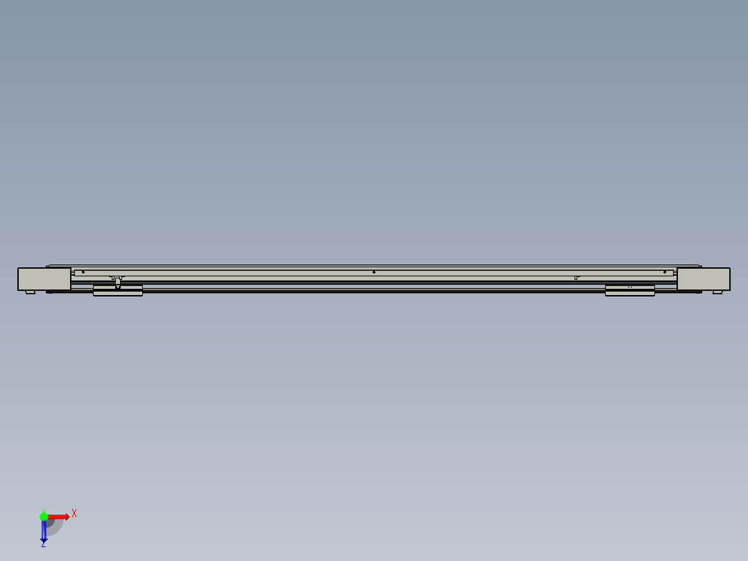 威洛博双电机滑台-VBF14S2-L50-S1300-BLR-P40-C6俯视图