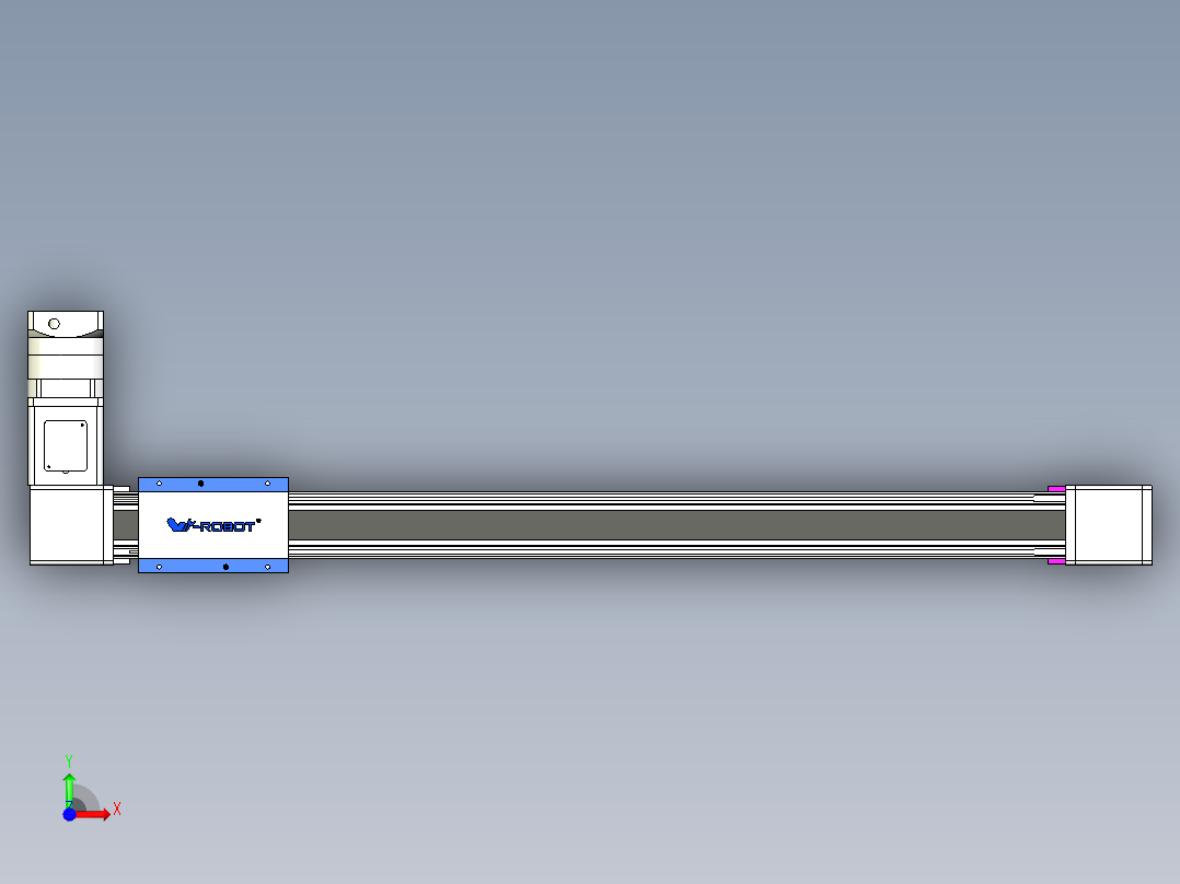 威洛博LB.GB同步带传动--欧规系列GB8-L192-S900-BR-P75-K前视图