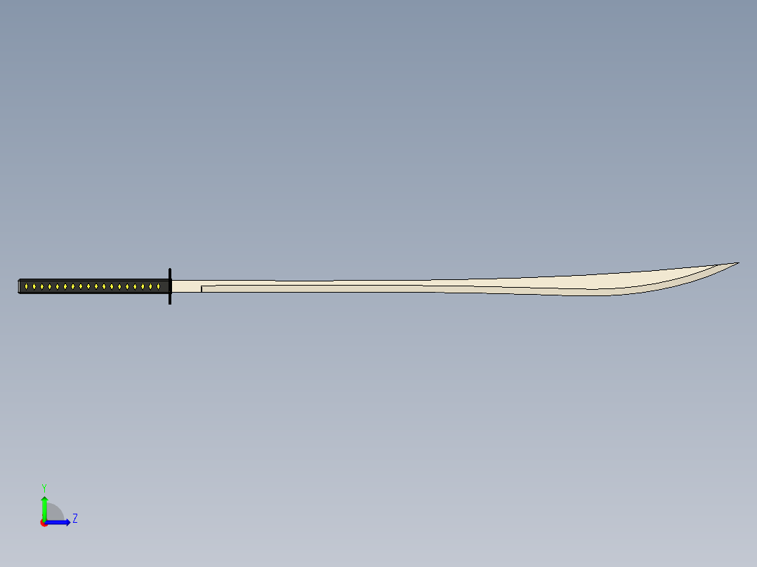 剑、宝剑(27)左视图