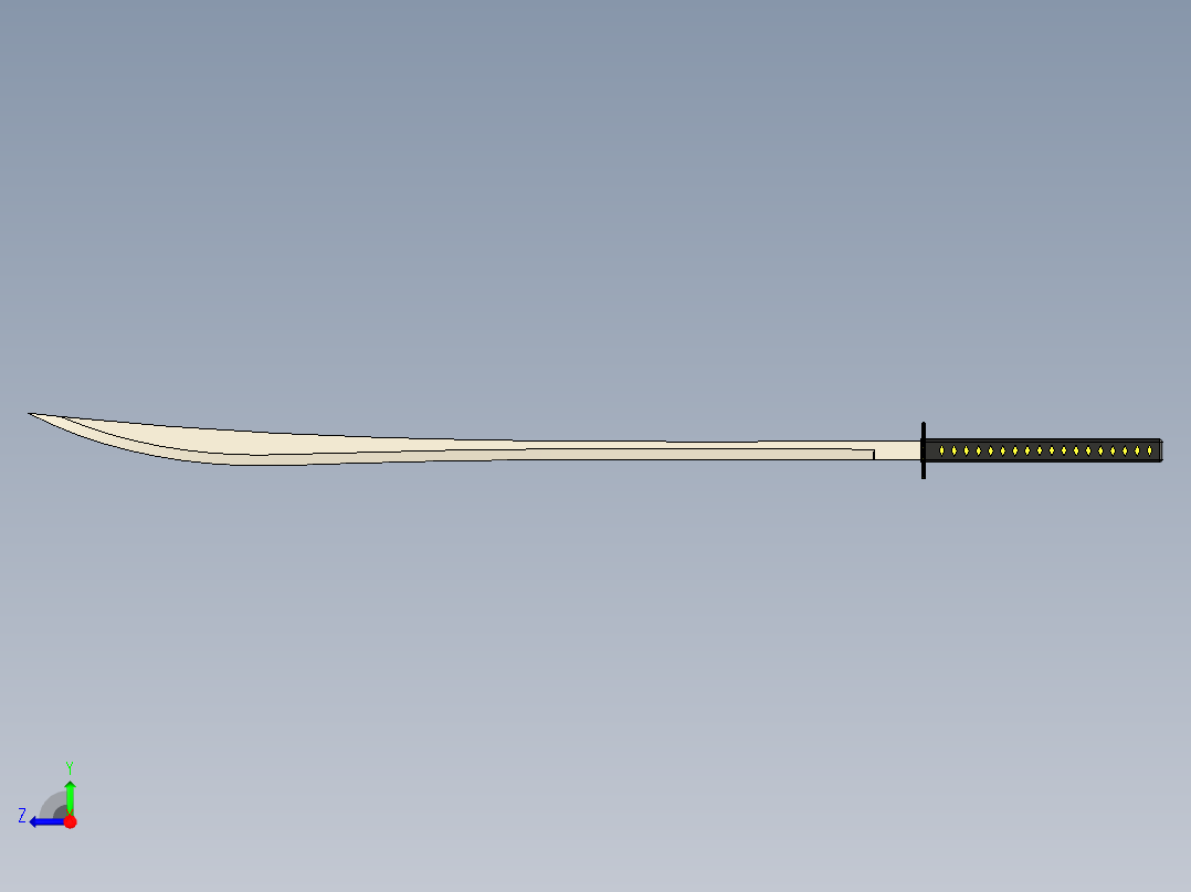 剑、宝剑(27)右视图
