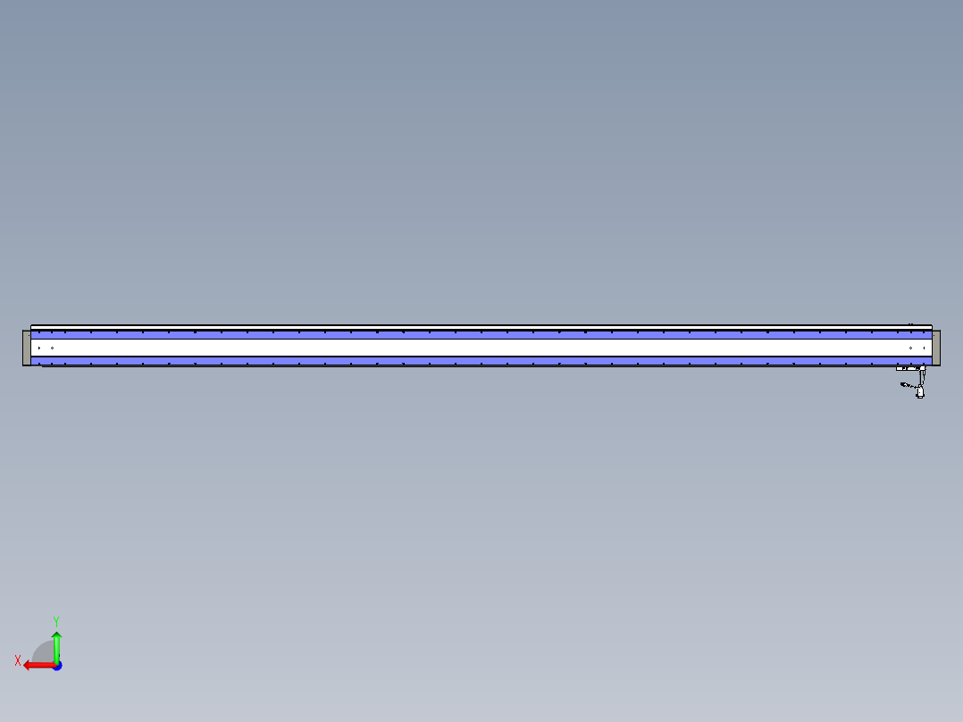 威洛博VL系列直线电机模组-VL14S1-S3300后视图