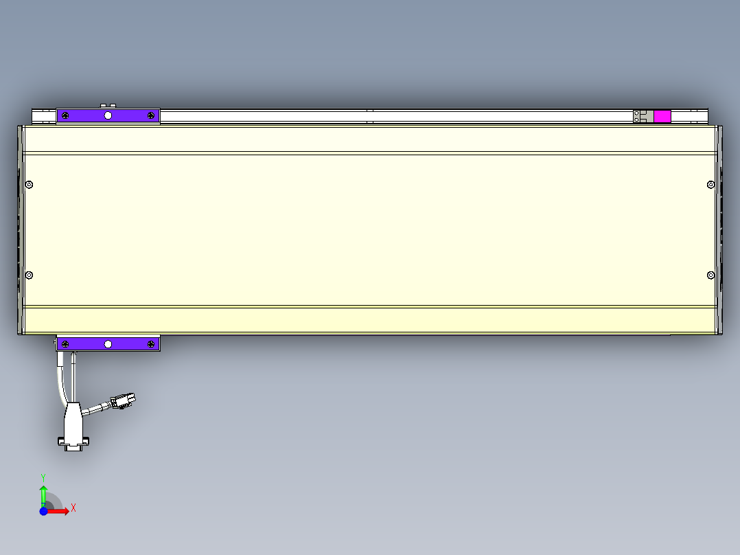 威洛博VL系列3d模型模组VL22H1Y-S550前视图