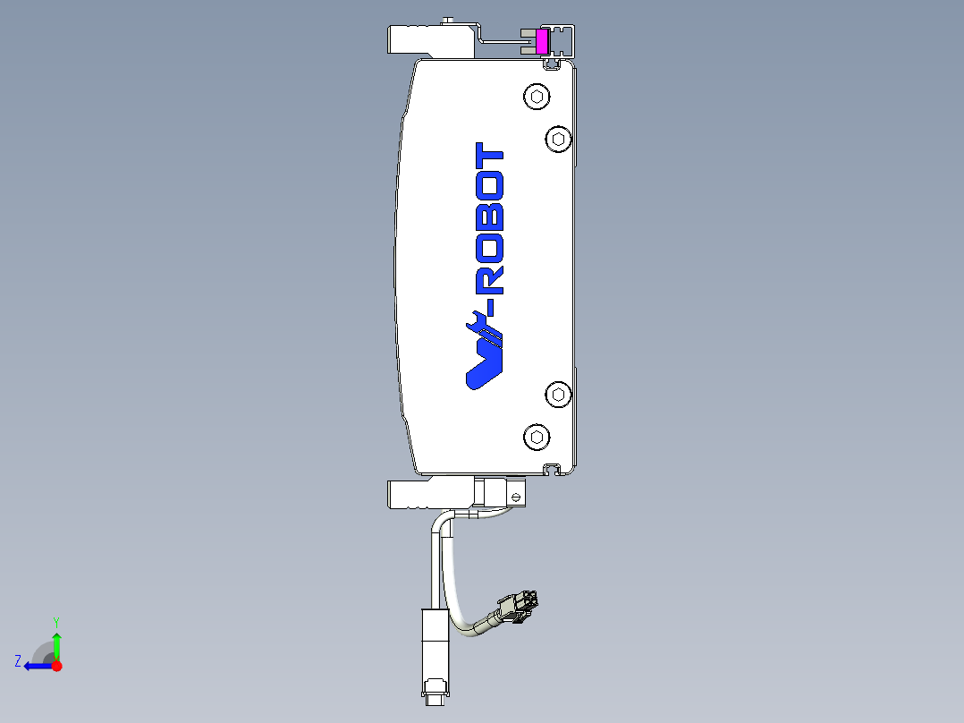 威洛博VL系列3d模型模组VL22H1Y-S550右视图