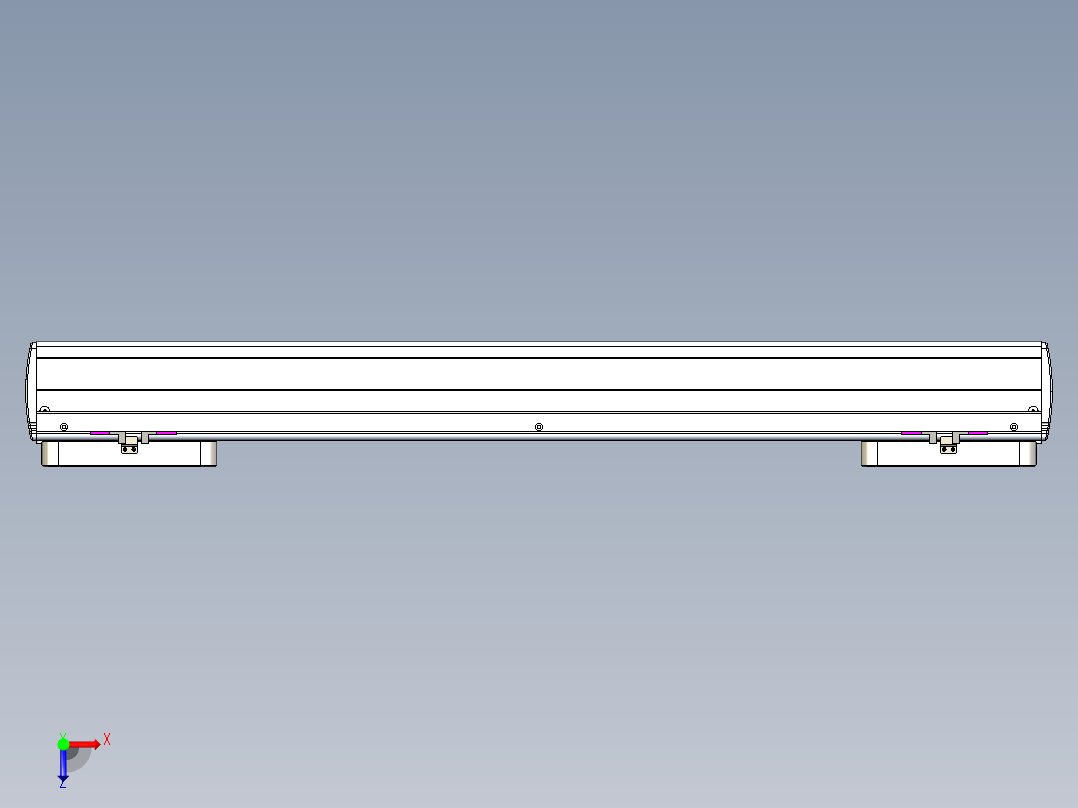 威洛博LC系列3d模型模组2LC22H1Y-S550俯视图