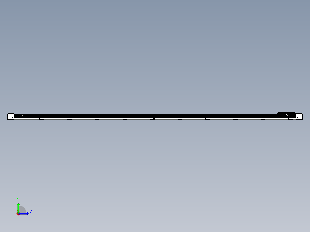 同步带滑台-欧规B8-L176-S3800-L-ZP40-D3-N5左视图