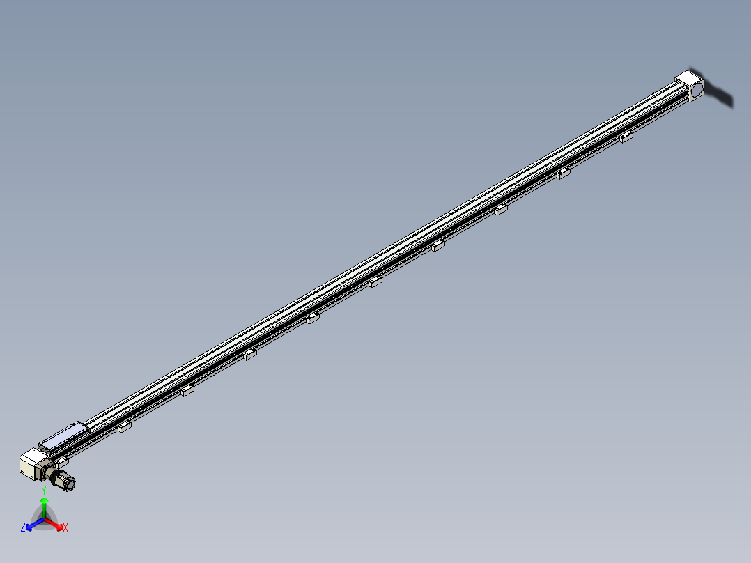 同步带滑台-欧规B8-L176-S3800-L-ZP40-D3-N5正等轴测图