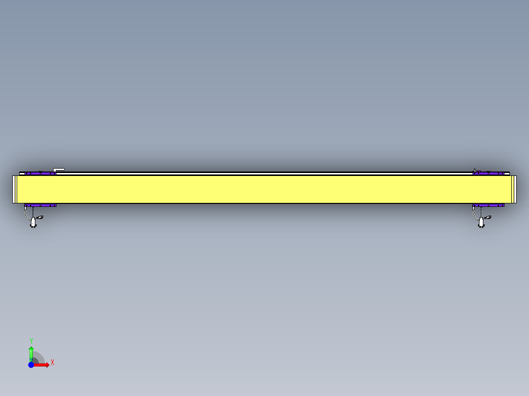 威洛博VL系列直线电机模组-2VL14S2-S2050前视图