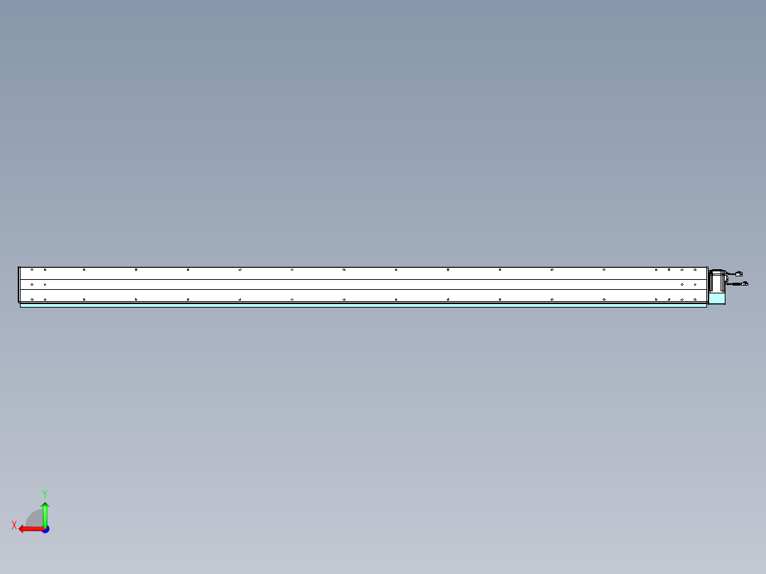 威洛博VBC同步带传动一无尘环境VBC14-L45-S2350-BLD-ZP40-C3后视图