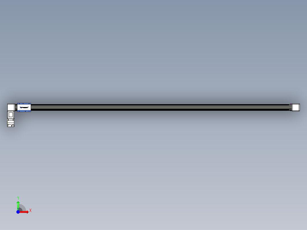 威洛博LB.GB同步带传动--欧规系列GB8-L192-S3400-BL-P75-K前视图