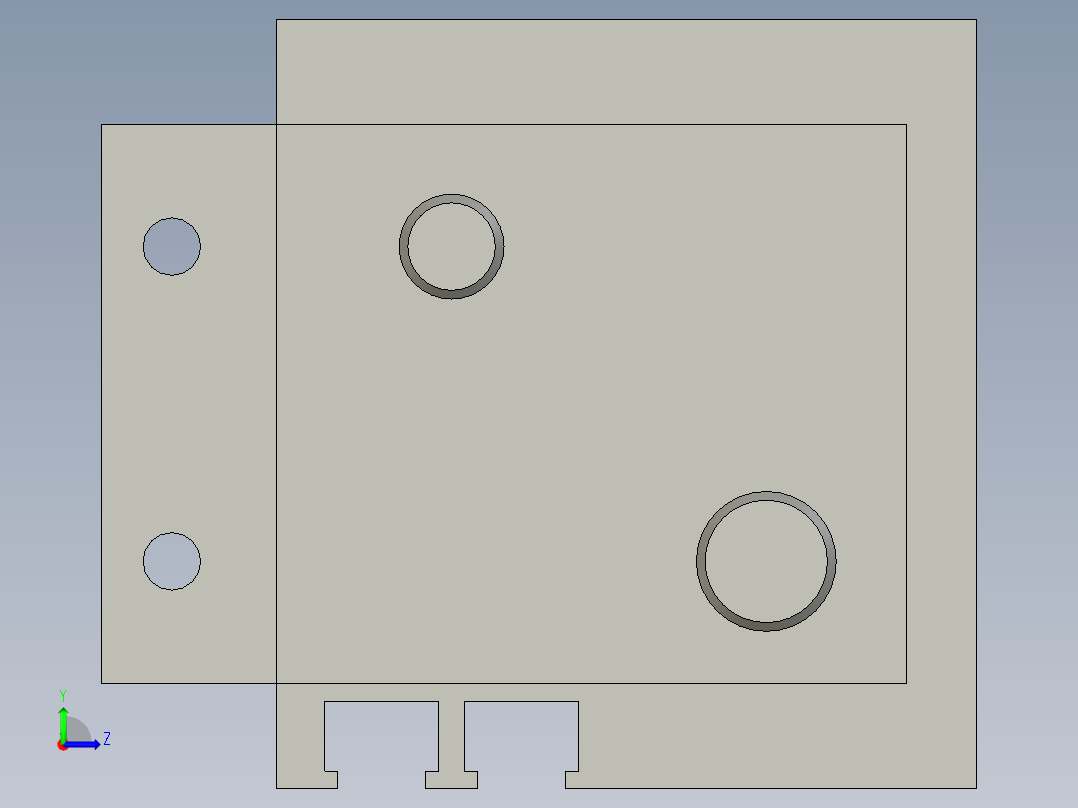 普通气爪PH06-12L左视图