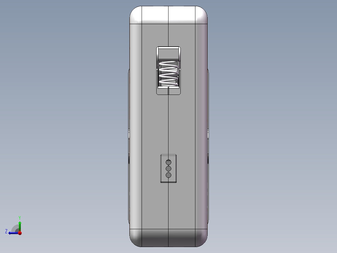 快递柜电机驱动锁sw18可编辑右视图