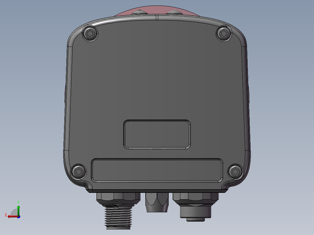 iVu BCR读码器后视图
