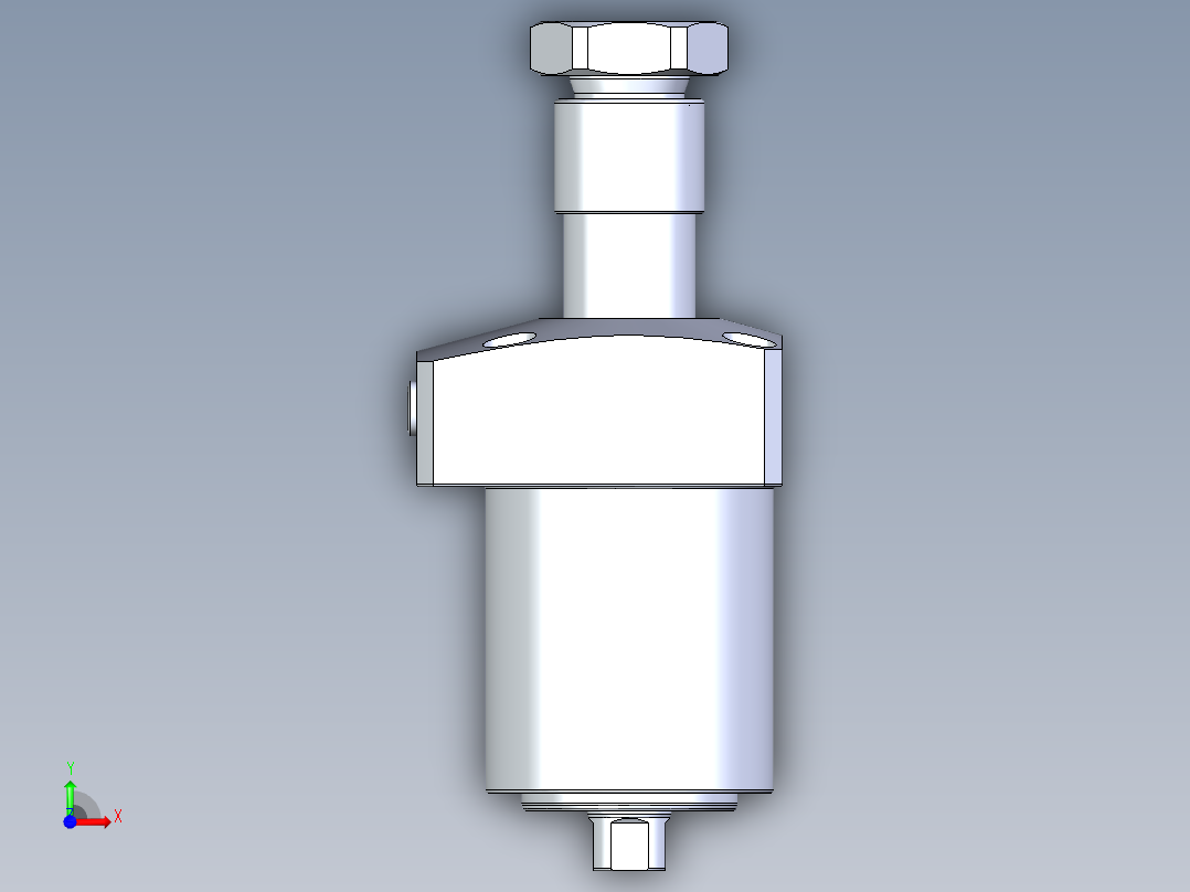 KOSMEKLHA0480-GLD多系列多零件图纸模型前视图
