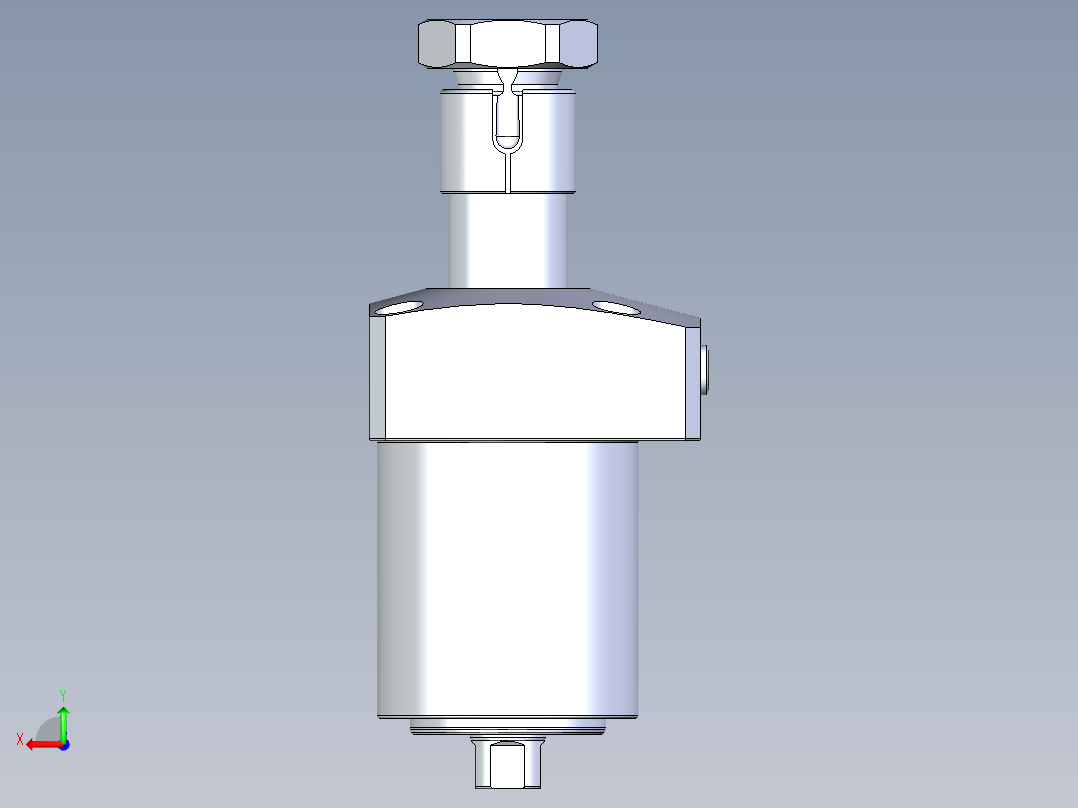KOSMEKLHA0480-GLD多系列多零件图纸模型后视图