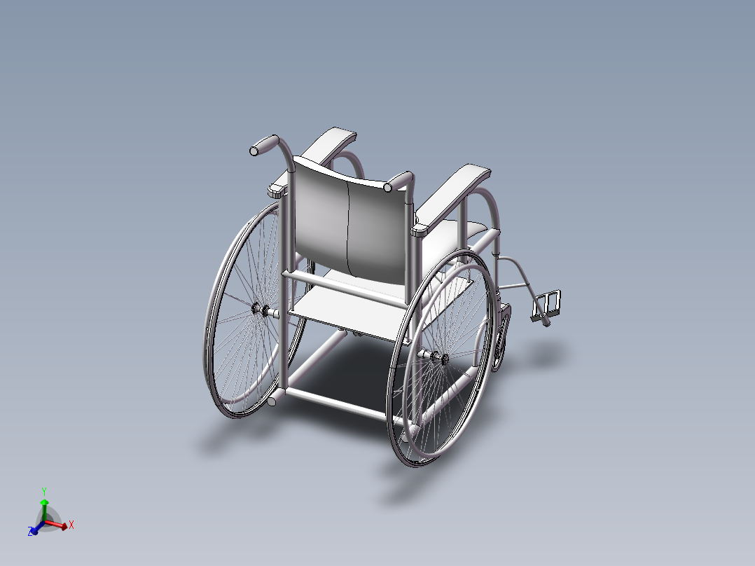 轮椅3D模