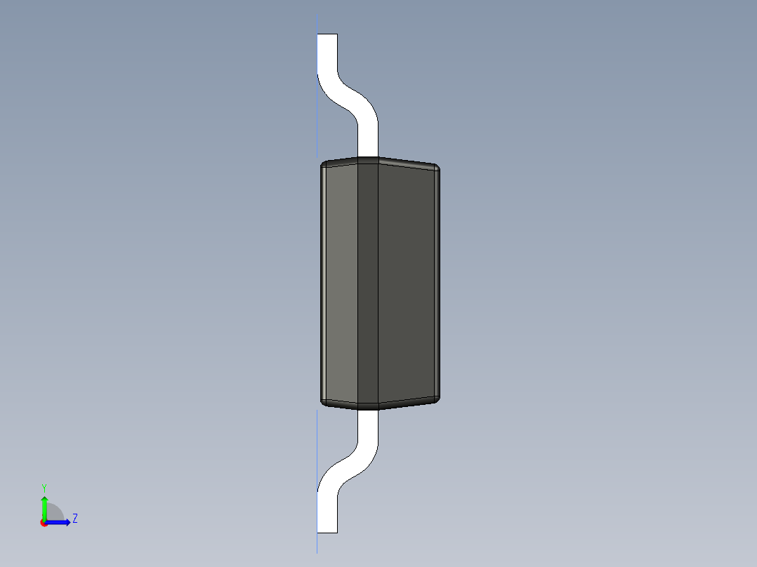 分立半导体元件封装-TO-261AA左视图
