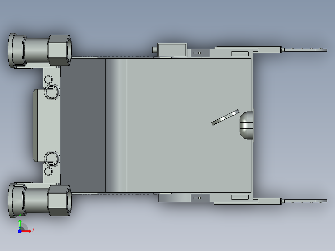 飞机弹射座椅前视图