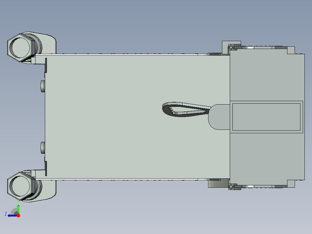 飞机弹射座椅右视图