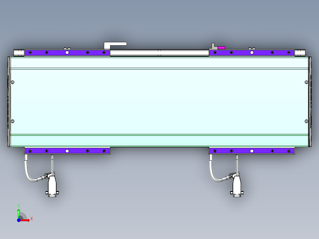 威洛博VL系列直线电机模组-2VL22H3-S200前视图