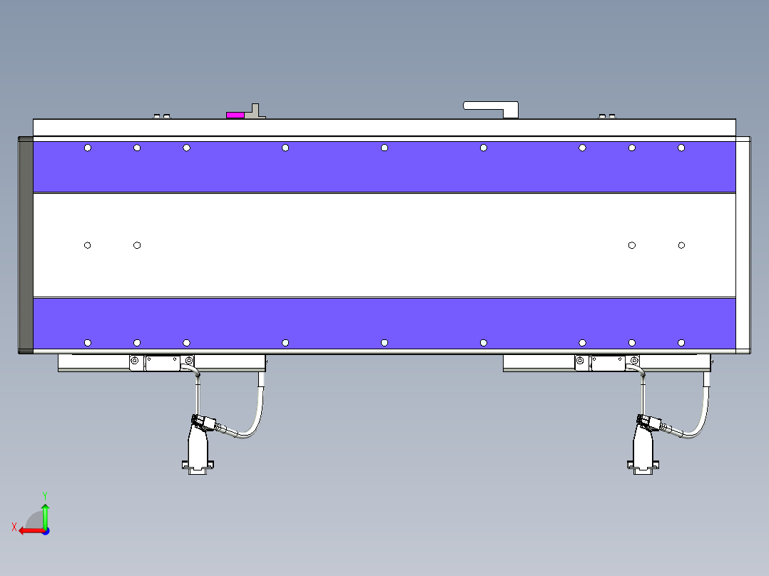 威洛博VL系列直线电机模组-2VL22H3-S200后视图