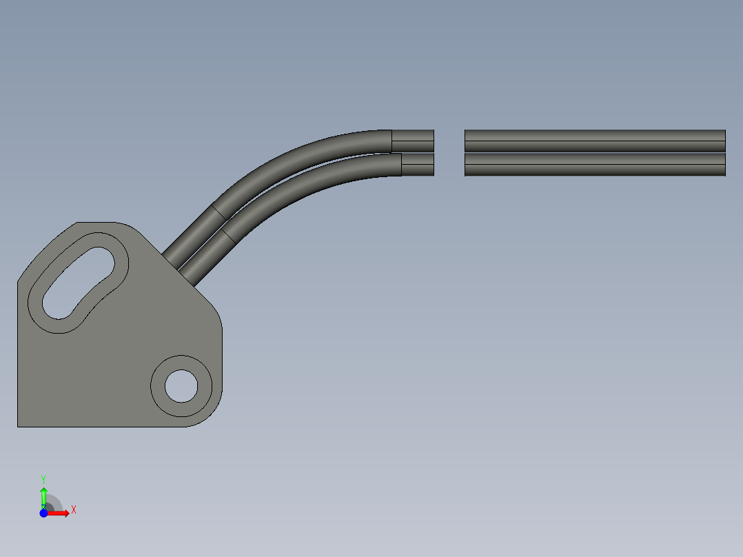 基恩士FU-A10D_kc图纸模型前视图