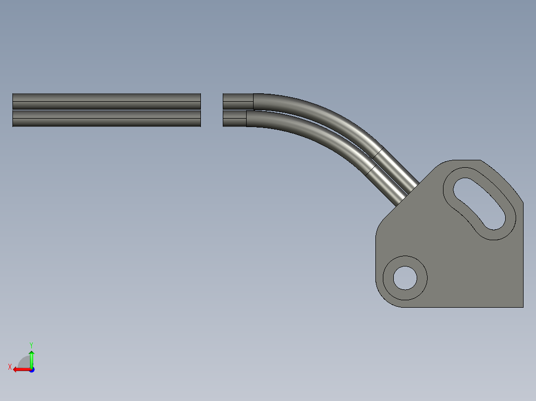 基恩士FU-A10D_kc图纸模型后视图