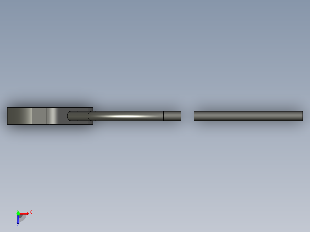 基恩士FU-A10D_kc图纸模型俯视图